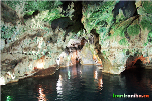  نمایی  از  غار  سهولان 