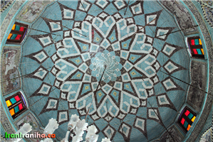  سقف  گنبد  زینبیه 