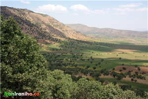  نمای  زیبا  از  جاده  منتهی  به  آبشار  بیشه. 