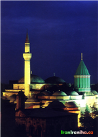  آرامگاه  مولانا،  قونیه.  عکس  از  کتاب:  Mevlana  and  Konya 